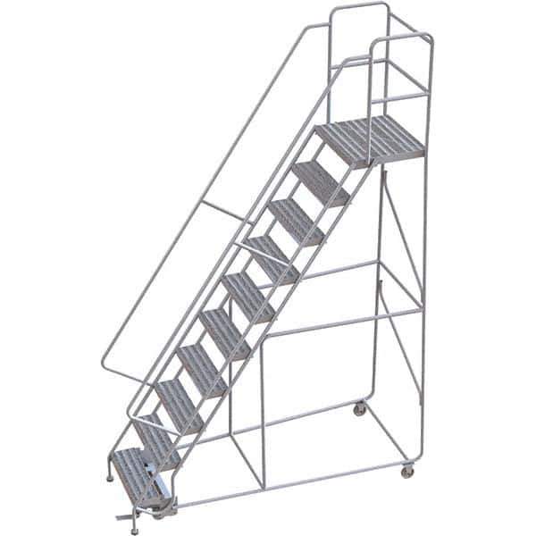 TRI-ARC - Rolling & Wall Mounted Ladders & Platforms Type: Rolling Warehouse Ladder Style: Rolling Safety Ladder - Apex Tool & Supply