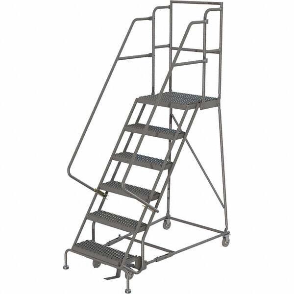 TRI-ARC - Rolling & Wall Mounted Ladders & Platforms Type: Rolling Warehouse Ladder Style: Rolling Platform Ladder - Apex Tool & Supply