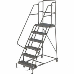 TRI-ARC - Rolling & Wall Mounted Ladders & Platforms Type: Rolling Warehouse Ladder Style: Rolling Platform Ladder - Apex Tool & Supply