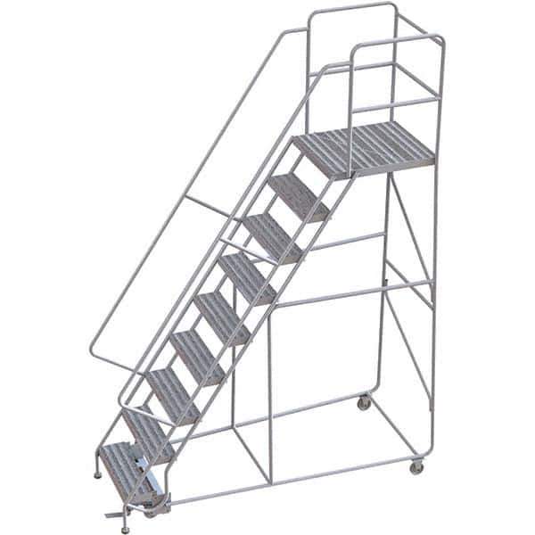 TRI-ARC - Rolling & Wall Mounted Ladders & Platforms Type: Rolling Warehouse Ladder Style: Rolling Safety Ladder - Apex Tool & Supply