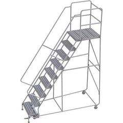 TRI-ARC - Rolling & Wall Mounted Ladders & Platforms Type: Rolling Warehouse Ladder Style: Rolling Safety Ladder - Apex Tool & Supply
