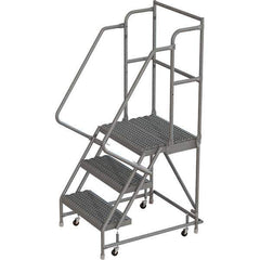 TRI-ARC - Rolling & Wall Mounted Ladders & Platforms Type: Rolling Warehouse Ladder Style: Rolling Platform Ladder - Apex Tool & Supply
