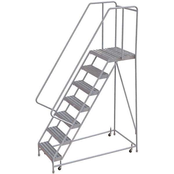 TRI-ARC - Rolling & Wall Mounted Ladders & Platforms Type: Rolling Warehouse Ladder Style: Rolling Safety Ladder - Apex Tool & Supply