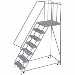 TRI-ARC - Rolling & Wall Mounted Ladders & Platforms Type: Rolling Warehouse Ladder Style: Rolling Safety Ladder - Apex Tool & Supply