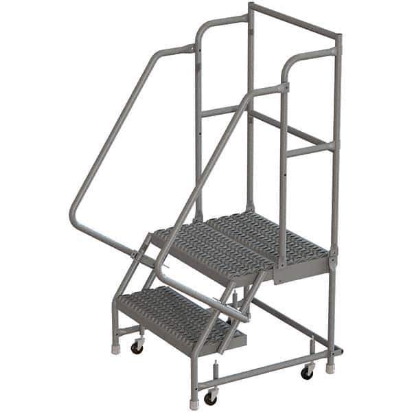 TRI-ARC - Rolling & Wall Mounted Ladders & Platforms Type: Rolling Warehouse Ladder Style: Rolling Platform Ladder - Apex Tool & Supply