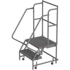 TRI-ARC - Rolling & Wall Mounted Ladders & Platforms Type: Rolling Warehouse Ladder Style: Rolling Platform Ladder - Apex Tool & Supply