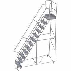 TRI-ARC - Rolling & Wall Mounted Ladders & Platforms Type: Rolling Warehouse Ladder Style: Rolling Safety Ladder - Apex Tool & Supply