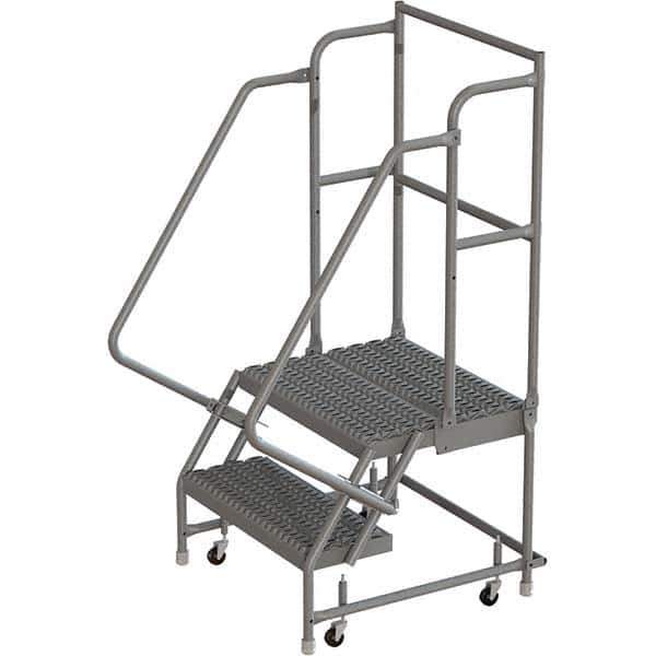 TRI-ARC - Rolling & Wall Mounted Ladders & Platforms Type: Rolling Warehouse Ladder Style: Rolling Platform Ladder - Apex Tool & Supply