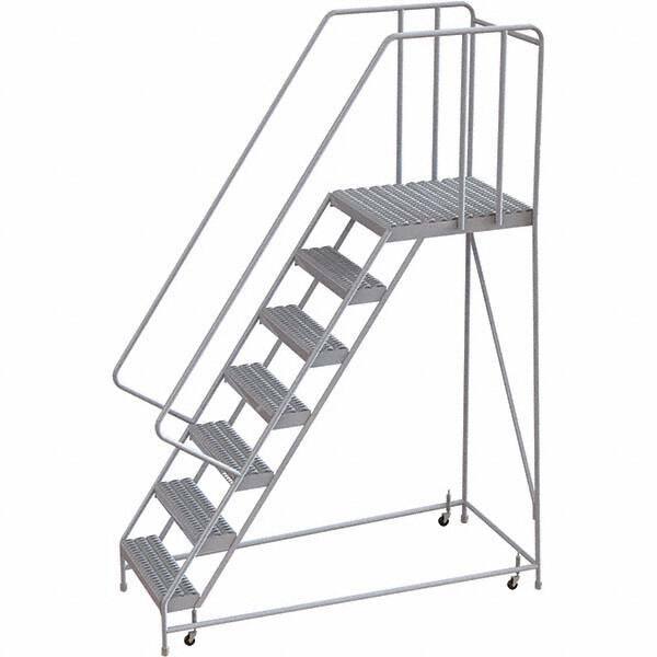 TRI-ARC - Rolling & Wall Mounted Ladders & Platforms Type: Rolling Warehouse Ladder Style: Rolling Safety Ladder - Apex Tool & Supply