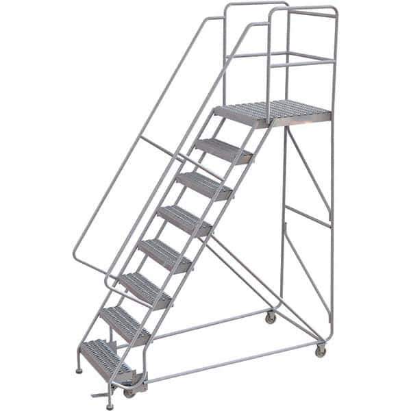 TRI-ARC - Rolling & Wall Mounted Ladders & Platforms Type: Rolling Warehouse Ladder Style: Rolling Safety Ladder - Apex Tool & Supply