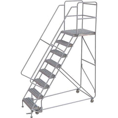 TRI-ARC - Rolling & Wall Mounted Ladders & Platforms Type: Rolling Warehouse Ladder Style: Rolling Safety Ladder - Apex Tool & Supply