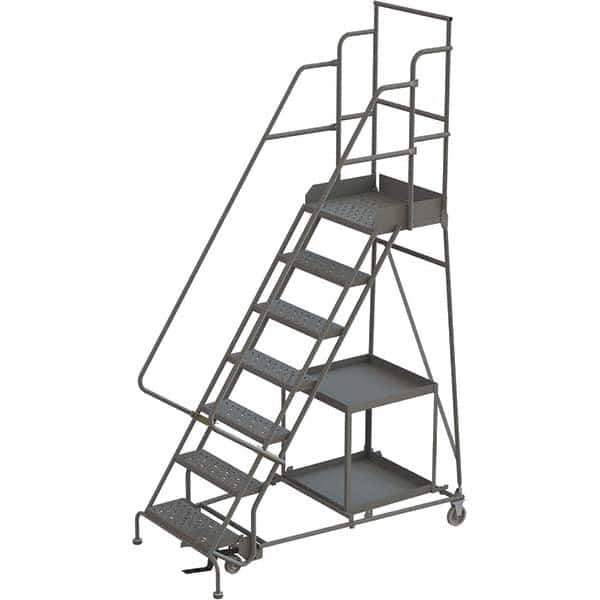 TRI-ARC - Rolling & Wall Mounted Ladders & Platforms Type: Stock-Picking Ladder Style: Rolling Safety Stock Picking Ladder - Apex Tool & Supply