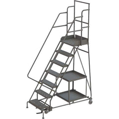 TRI-ARC - Rolling & Wall Mounted Ladders & Platforms Type: Stock-Picking Ladder Style: Rolling Safety Stock Picking Ladder - Apex Tool & Supply