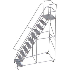 TRI-ARC - Rolling & Wall Mounted Ladders & Platforms Type: Rolling Warehouse Ladder Style: Rolling Safety Ladder - Apex Tool & Supply