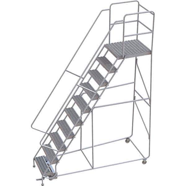 TRI-ARC - Rolling & Wall Mounted Ladders & Platforms Type: Rolling Warehouse Ladder Style: Rolling Safety Ladder - Apex Tool & Supply