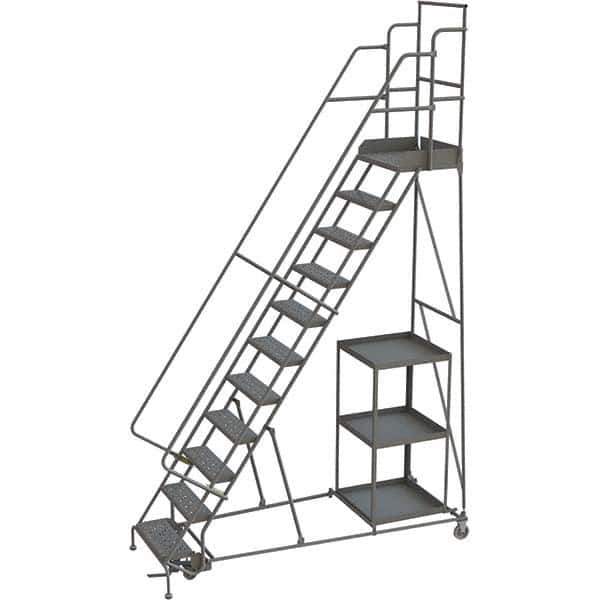 TRI-ARC - Rolling & Wall Mounted Ladders & Platforms Type: Stock-Picking Ladder Style: Rolling Safety Stock Picking Ladder - Apex Tool & Supply