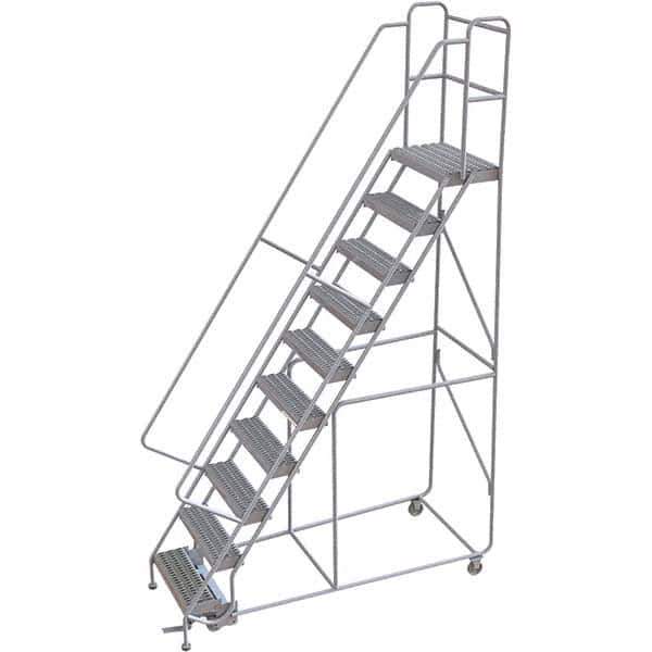TRI-ARC - Rolling & Wall Mounted Ladders & Platforms Type: Rolling Warehouse Ladder Style: Rolling Safety Ladder - Apex Tool & Supply
