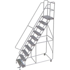 TRI-ARC - Rolling & Wall Mounted Ladders & Platforms Type: Rolling Warehouse Ladder Style: Rolling Safety Ladder - Apex Tool & Supply