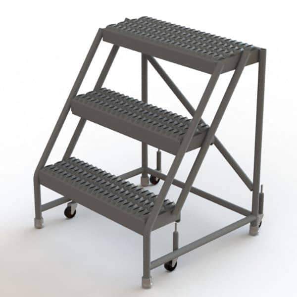 TRI-ARC - Rolling & Wall Mounted Ladders & Platforms Type: Rolling Warehouse Ladder Style: Rolling Platform Ladder - Apex Tool & Supply