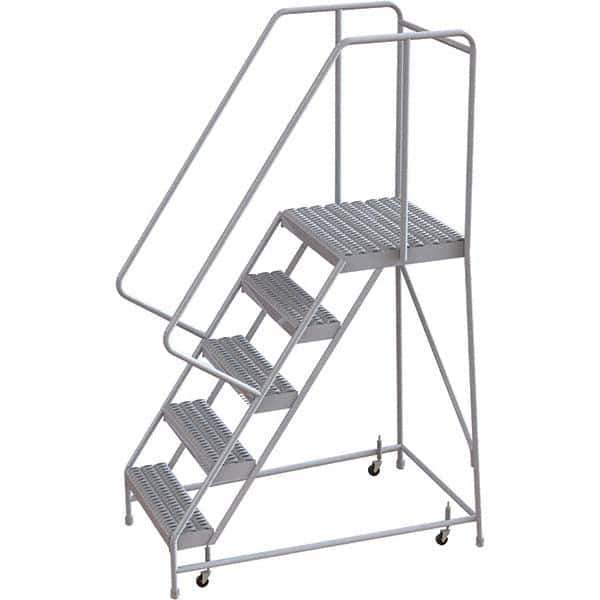 TRI-ARC - Rolling & Wall Mounted Ladders & Platforms Type: Rolling Warehouse Ladder Style: Rolling Safety Ladder - Apex Tool & Supply