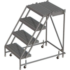TRI-ARC - Rolling & Wall Mounted Ladders & Platforms Type: Rolling Warehouse Ladder Style: Rolling Platform Ladder - Apex Tool & Supply