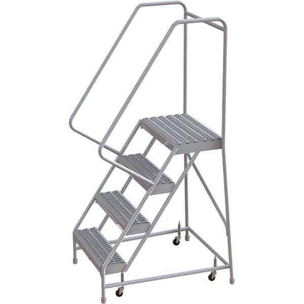 TRI-ARC - Rolling & Wall Mounted Ladders & Platforms Type: Rolling Warehouse Ladder Style: Rolling Safety Ladder - Apex Tool & Supply