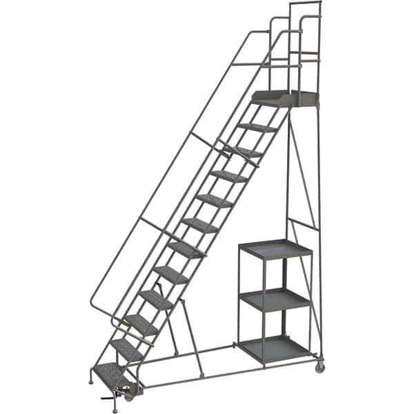 TRI-ARC - Rolling & Wall Mounted Ladders & Platforms Type: Stock-Picking Ladder Style: Rolling Safety Stock Picking Ladder - Apex Tool & Supply