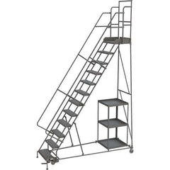TRI-ARC - Rolling & Wall Mounted Ladders & Platforms Type: Stock-Picking Ladder Style: Rolling Safety Stock Picking Ladder - Apex Tool & Supply