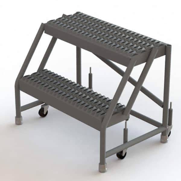 TRI-ARC - Rolling & Wall Mounted Ladders & Platforms Type: Rolling Warehouse Ladder Style: Rolling Platform Ladder - Apex Tool & Supply