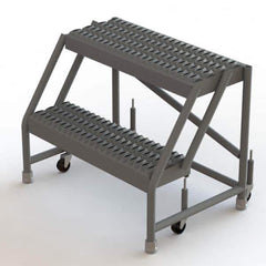 TRI-ARC - Rolling & Wall Mounted Ladders & Platforms Type: Rolling Warehouse Ladder Style: Rolling Platform Ladder - Apex Tool & Supply