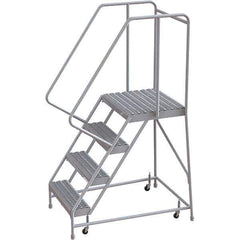 TRI-ARC - Rolling & Wall Mounted Ladders & Platforms Type: Rolling Warehouse Ladder Style: Rolling Safety Ladder - Apex Tool & Supply