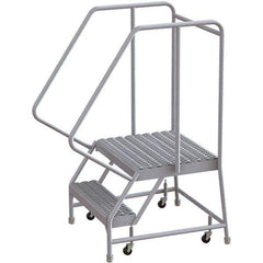 TRI-ARC - Rolling & Wall Mounted Ladders & Platforms Type: Rolling Warehouse Ladder Style: Rolling Safety Ladder - Apex Tool & Supply