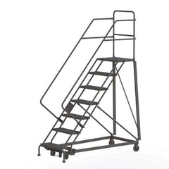 TRI-ARC - Rolling & Wall Mounted Ladders & Platforms Type: Stairway Slope Ladder Style: Rolling Safety Ladder - Apex Tool & Supply