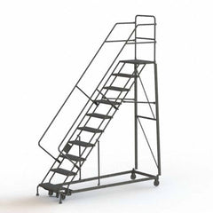 TRI-ARC - Rolling & Wall Mounted Ladders & Platforms Type: Stairway Slope Ladder Style: Rolling Safety Ladder - Apex Tool & Supply