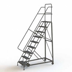 TRI-ARC - Rolling & Wall Mounted Ladders & Platforms Type: Rolling Warehouse Ladder Style: Rolling Safety Ladder - Apex Tool & Supply