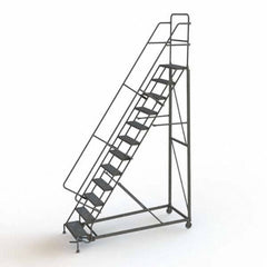 TRI-ARC - Rolling & Wall Mounted Ladders & Platforms Type: Rolling Warehouse Ladder Style: Rolling Safety Ladder - Apex Tool & Supply