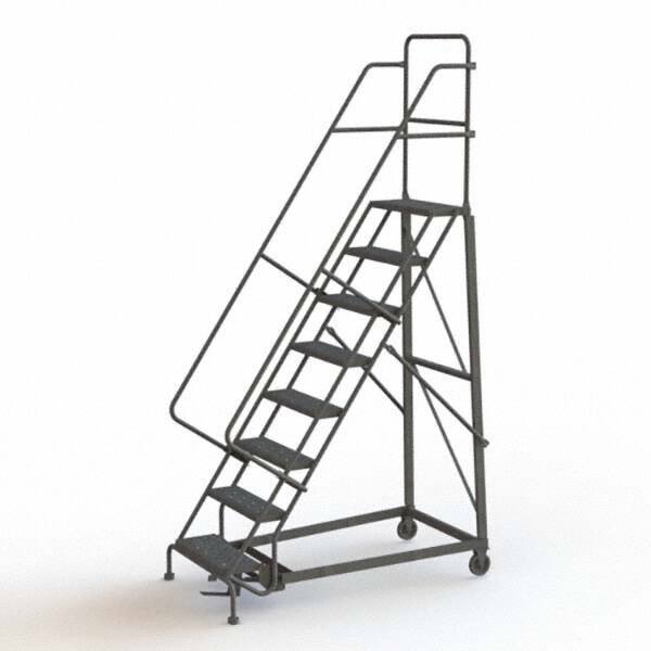 TRI-ARC - Rolling & Wall Mounted Ladders & Platforms Type: Rolling Warehouse Ladder Style: Rolling Safety Ladder - Apex Tool & Supply