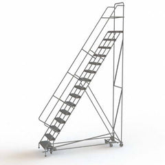 TRI-ARC - Rolling & Wall Mounted Ladders & Platforms Type: All-Directional Ladder Style: Forward Descent 50 Degree Incline - Apex Tool & Supply