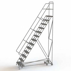 TRI-ARC - Rolling & Wall Mounted Ladders & Platforms Type: All-Directional Ladder Style: Forward Descent 50 Degree Incline - Apex Tool & Supply