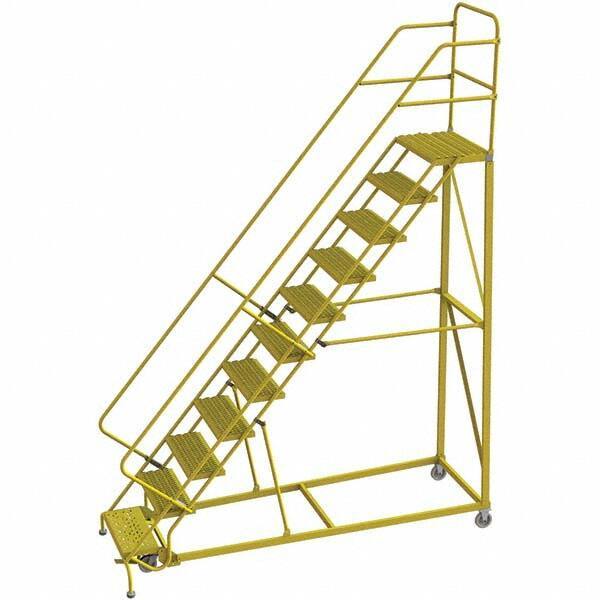 TRI-ARC - Rolling & Wall Mounted Ladders & Platforms Type: Stairway Slope Ladder Style: Forward Descent 50 Degree Incline - Apex Tool & Supply