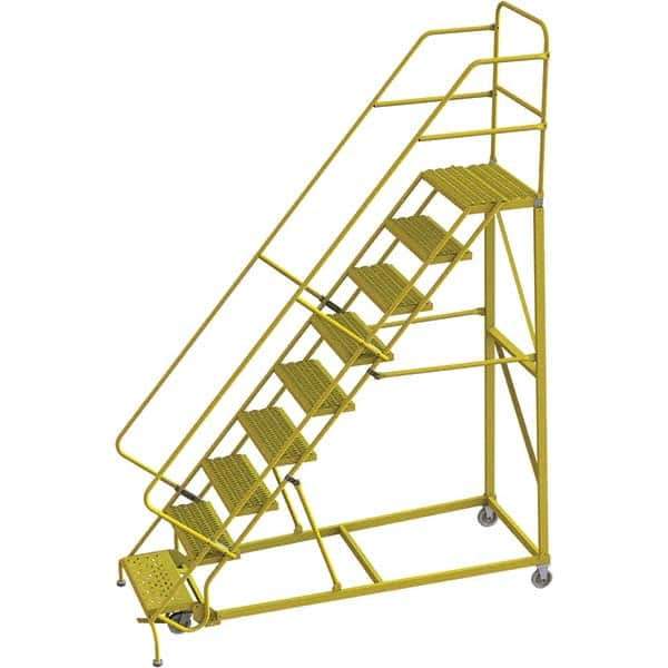 TRI-ARC - Rolling & Wall Mounted Ladders & Platforms Type: Stairway Slope Ladder Style: Forward Descent 50 Degree Incline - Apex Tool & Supply