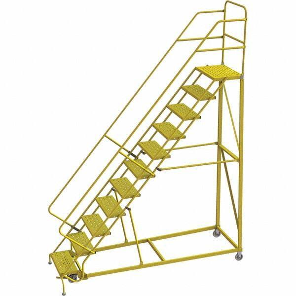 TRI-ARC - Rolling & Wall Mounted Ladders & Platforms Type: Stairway Slope Ladder Style: Forward Descent 50 Degree Incline - Apex Tool & Supply