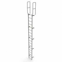 TRI-ARC - Rolling & Wall Mounted Ladders & Platforms Type: Fixed Ladder Style: Safety Cage - Apex Tool & Supply