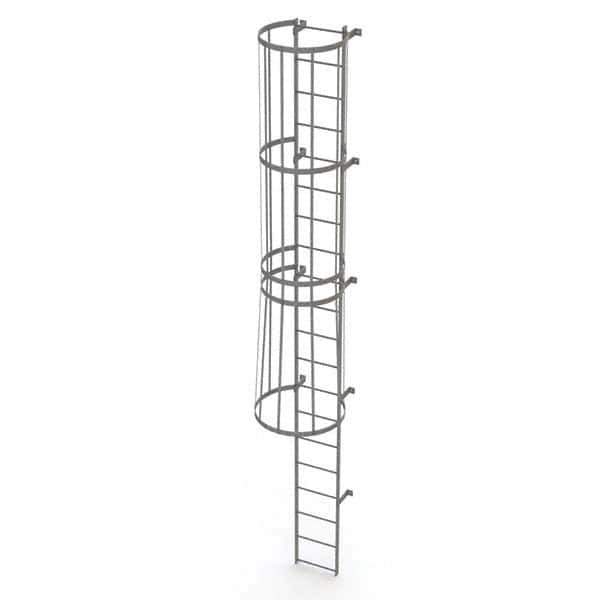 TRI-ARC - Rolling & Wall Mounted Ladders & Platforms Type: Fixed Ladder Style: Safety Cage - Apex Tool & Supply