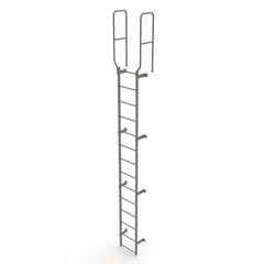 TRI-ARC - Rolling & Wall Mounted Ladders & Platforms Type: Fixed Ladder Style: Safety Cage - Apex Tool & Supply