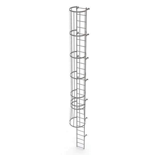 TRI-ARC - Rolling & Wall Mounted Ladders & Platforms Type: Fixed Ladder Style: Safety Cage - Apex Tool & Supply