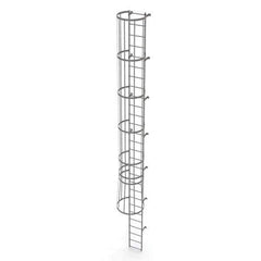 TRI-ARC - Rolling & Wall Mounted Ladders & Platforms Type: Fixed Ladder Style: Safety Cage - Apex Tool & Supply