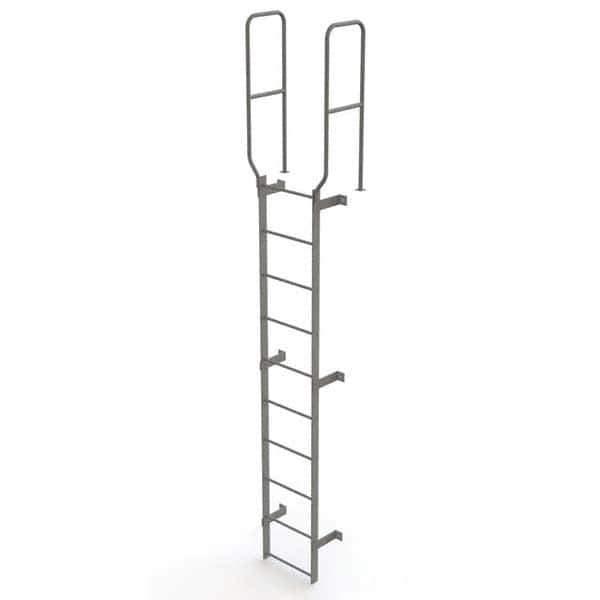 TRI-ARC - Rolling & Wall Mounted Ladders & Platforms Type: Fixed Ladder Style: Safety Cage - Apex Tool & Supply