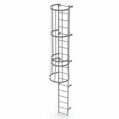 TRI-ARC - Rolling & Wall Mounted Ladders & Platforms Type: Fixed Ladder Style: Safety Cage - Apex Tool & Supply