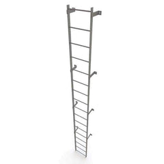 TRI-ARC - Rolling & Wall Mounted Ladders & Platforms Type: Fixed Ladder Style: Safety Cage - Apex Tool & Supply
